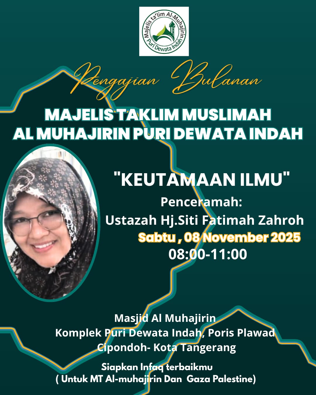 Poster "KEUTAMAAN ILMU"